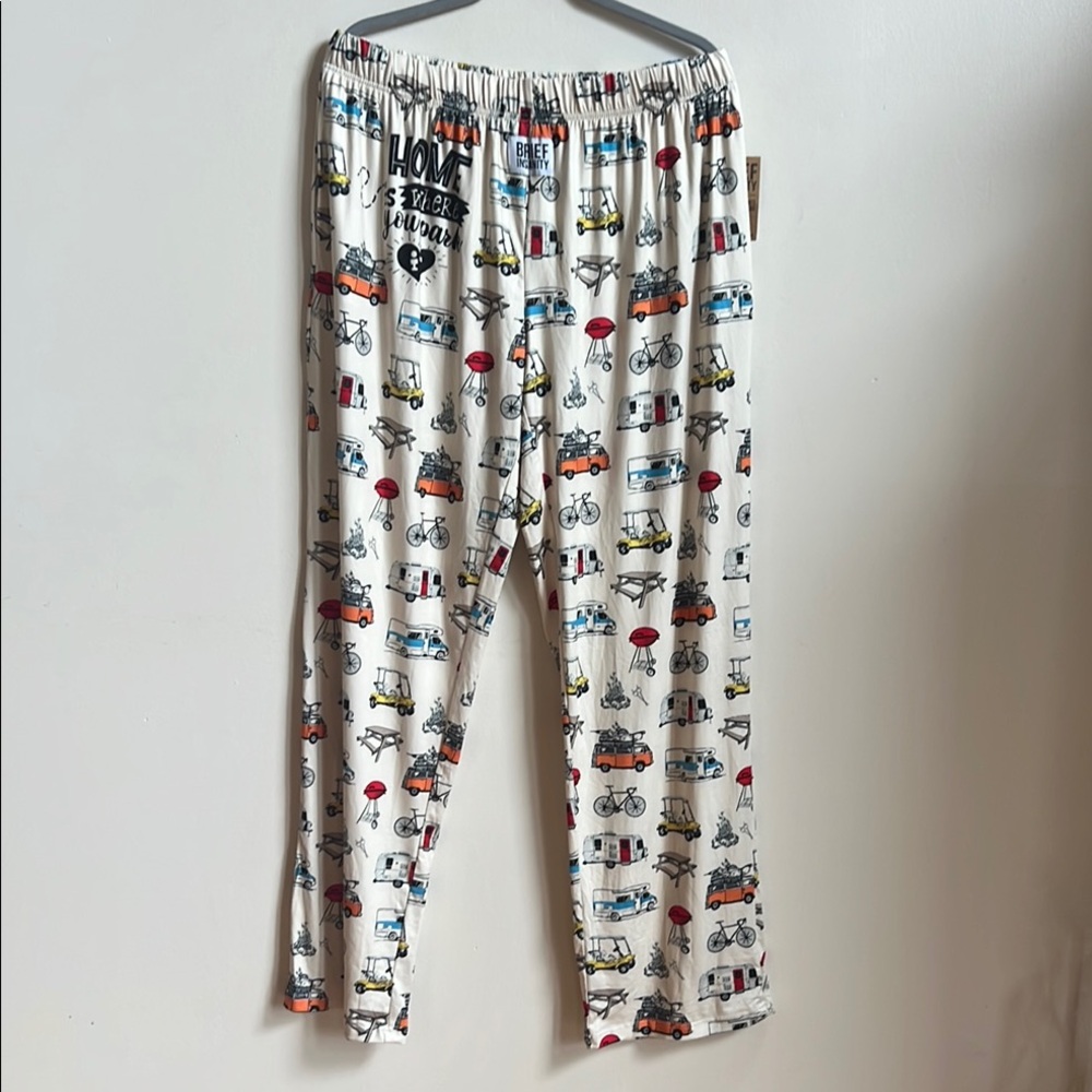 Brief insanity camping lounge wear with campers Print